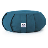 Meditation Cushion, Round, Buckwheat Husk Filled, Floor Pillow or Cushions, Yoga Seat, Zafu, Made in the USA