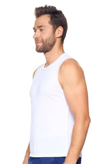 Expert Brand USA-Made Men's Soft Casual Activewear Siro Raw Edge Muscle Tee