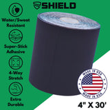 SHIELD Turf Tape Pro | Turf Tape Football - Waterproof, USA Made, 10 Yards, Extra Wide for arms, 4-Way Stretch Flexibility, White