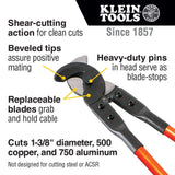 Klein Tools 63041TH 25-Inch Cable Cutter with Protective Sleeve, Made in USA