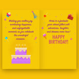 Prime Greetings Friend Birthday Card, Made in America, Eco-Friendly, Thick Card Stock with Premium Envelope 5in x 7.75in, Packaged in Protective Mailer