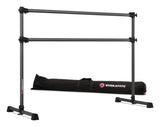 VITA Barre Portable Freestanding Double Ballet Barre, Prodigy, with Carry Bag | Adjustable Height, USA Made, Home or Gym Exercise Equipment for Kids & Adults | Dance, Fitness, Pilates