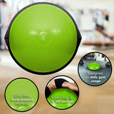 Bosu Pro Multi Functional Home Gym Full Body Balance Strength Trainer Ball Equipment with Guided Workouts and Pump