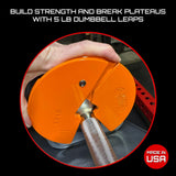 Micro Gainz Dumbbell Fractional 2.5 lb Weight Plate, Ideal for Micro Loading, (Choose Color) 4 Piece Fractional Weight Plates, Designed for Dumbbell Training, Made In USA
