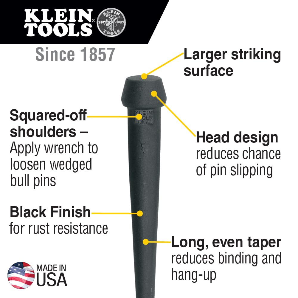 Klein Tools 5109 Canvas Bucket, Wide-Opening Straight-Wall Tool Bucket is Made of No. 6 Canvas with Black Molded Bottom, 75-Pound Load Rated
