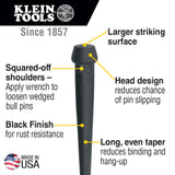 Klein Tools 5109 Canvas Bucket, Wide-Opening Straight-Wall Tool Bucket is Made of No. 6 Canvas with Black Molded Bottom, 75-Pound Load Rated
