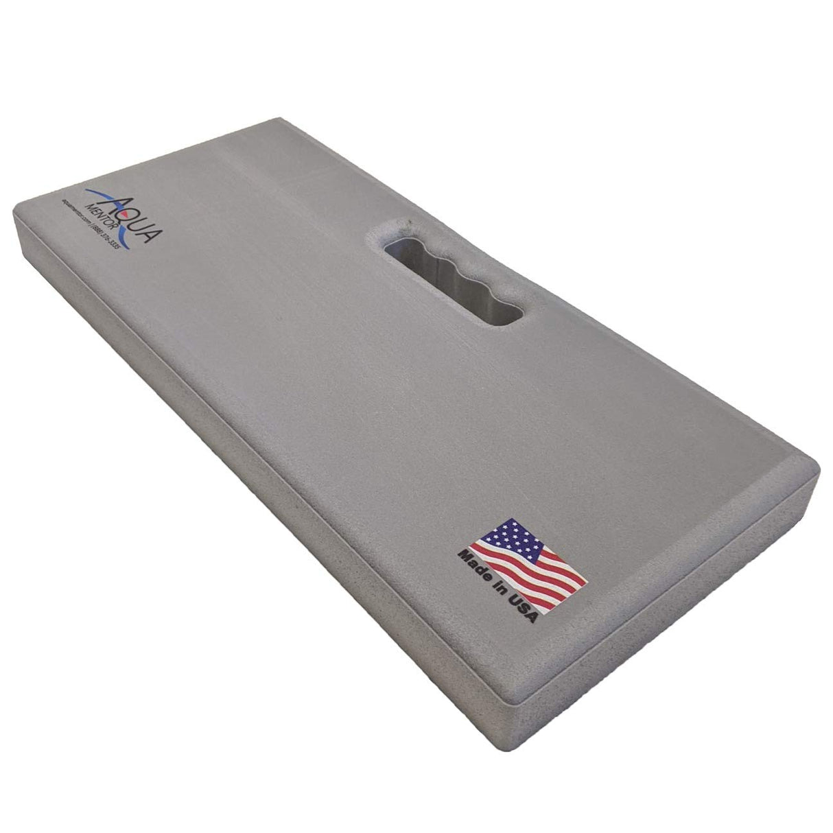 Kneeling Pad - Made in The USA - Firm, Durable and Thick Garden or Mechanics Foam Kneeling Pad, Great for Use Around The House, Garden, Job or Shop(17.5” x 8.0” x 1.5”, Gray)