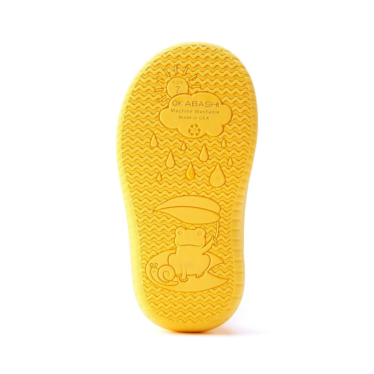 OKABASHI Kid's Kendall Rain Boot | Waterproof Design | Machine Washable | Easy-On Handles | Latex Free | Sustainably Made in the USA