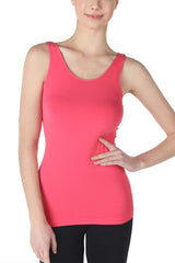 NIKIBIKI Women Seamless Basic Jersey Tank Top, Made in U.S.A, One Size