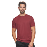 Expert Brand USA-Made Men's Oxymesh Crewneck Short Sleeve Active T-Shirt for Sports Hiking Running Gym