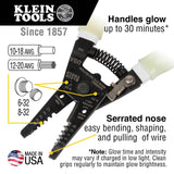 Klein Tools 11055 Wire Cutter and Wire Stripper, Made in Usa, Stranded Wire Cutter, Solid Wire Cutter, Cuts Copper Wire