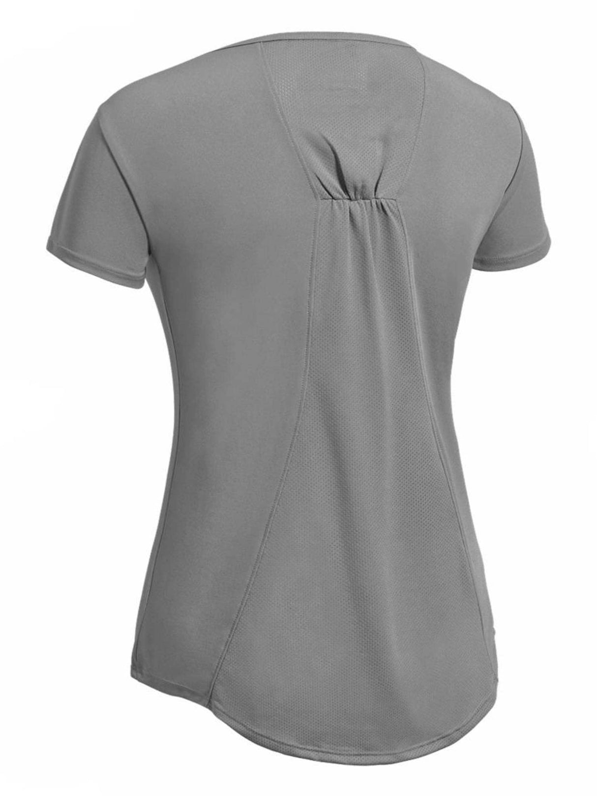 Expert Brand USA-Made Women's Drimax Angel Mesh Cinch Performance T-Shirt for Training Sports Hiking Workout