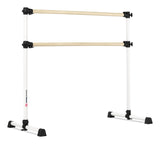 VITA Barre Portable Freestanding Double Ballet Barre, Prodigy, Wood | Adjustable Height, USA Made, Home or Gym Exercise Equipment for Kids & Adults | Dance, Fitness, Pilates