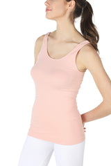 NIKIBIKI Women Seamless Basic Jersey Tank Top, Made in U.S.A, One Size