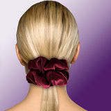Velvet Scrunchies King Size Leopard XXL Plush Ponytail Holders Oversized Big Made in the USA