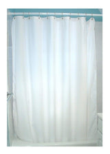 Bean Products Cotton Shower Curtain (White), [70" x 74"] | All Natural Materials| Works with Tub, Bath and Stall Showers