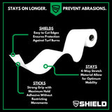 SHIELD Turf Tape Pro XL | Turf Tape for Arms Football - Made in USA - White, 4-Way Stretch, Waterproof, Long Lasting 4 in x 30 ft + SHIELD | 3 Pack Athletic Tape (White)
