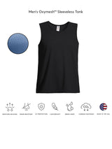 Expert Brand USA-Made Men's Oxymesh Dry Fit Sleeveless Athletic Shirt