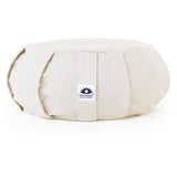 Meditation Cushion, Round, Buckwheat Husk Filled, Floor Pillow or Cushions, Yoga Seat, Zafu, Made in the USA