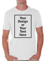 Custom Shirt Men Personalized Add Your Image T-Shirt Add Your Text Photo Front/Back Print