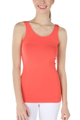 NIKIBIKI Women Seamless Basic Jersey Tank Top, Made in U.S.A, One Size