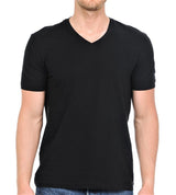 YURO-K Men's Short Sleeve V-Neck T-Shirt Premium Cotton Classic Short Sleeve V-Neck T-Shirt