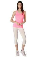 NIKIBIKI Women Seamless Basic Jersey Tank Top, Made in U.S.A, One Size