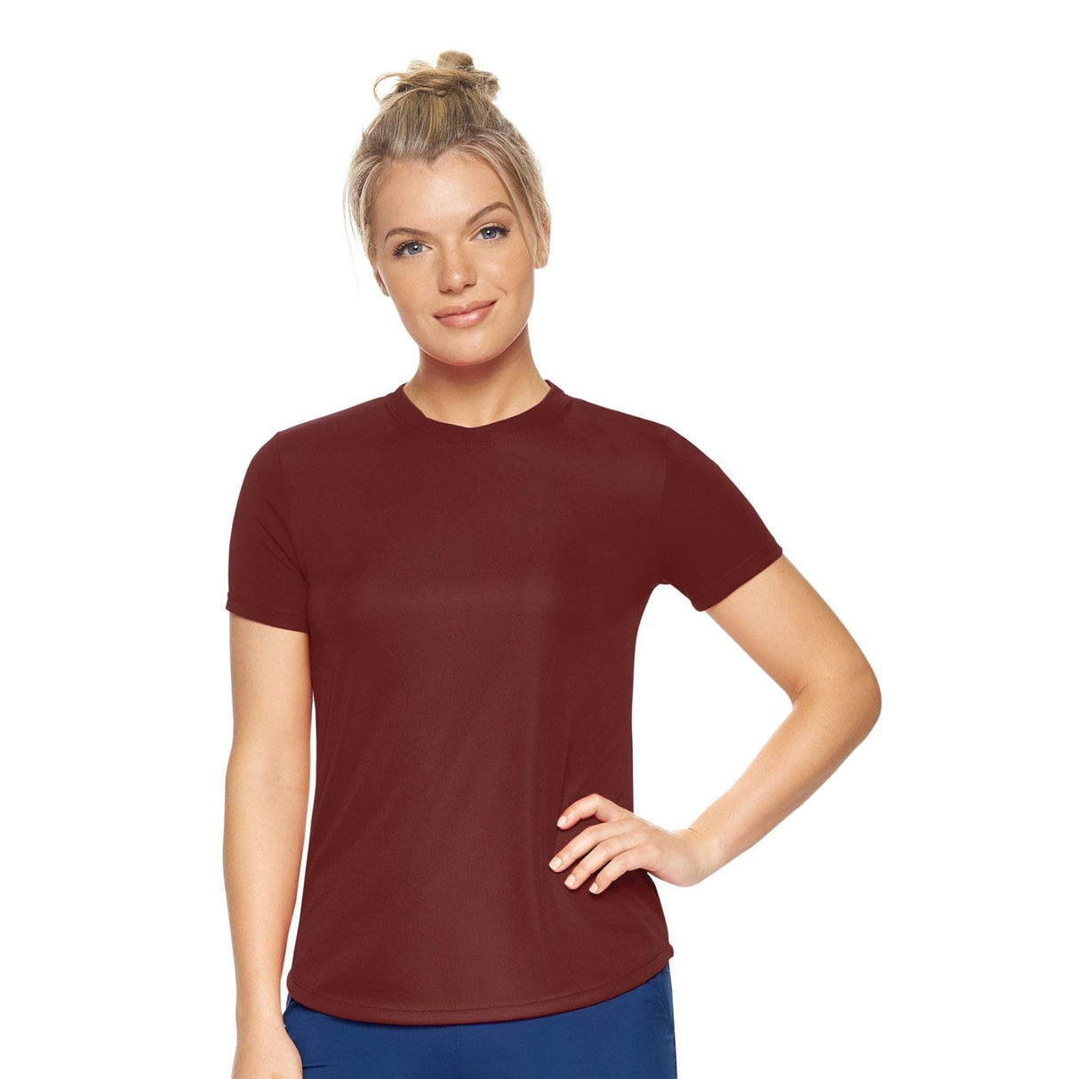 Expert Brand USA-Made Women's Drimax Dry Fit Short Sleeve Athletic T-Shirt