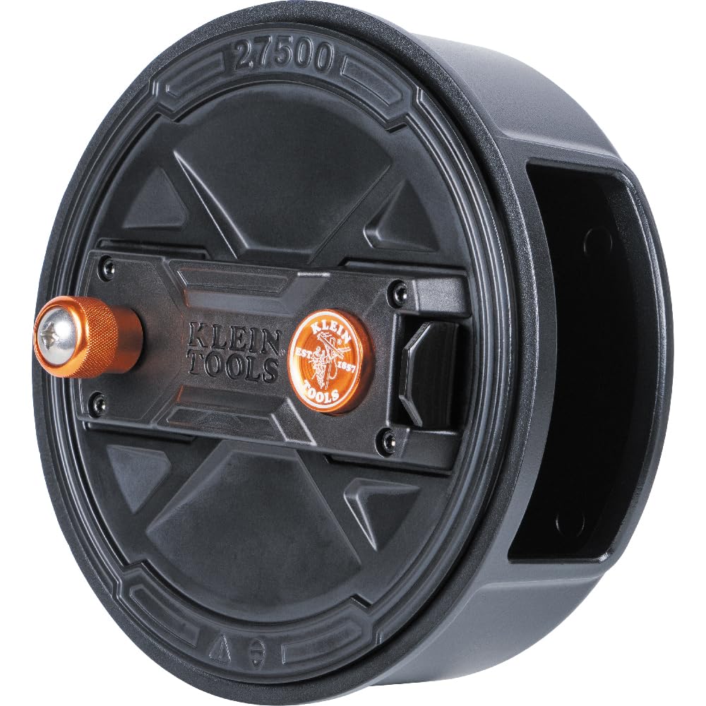 Klein Tools 27400 Tie wire Reel, Made in USA, Lightweight Aluminum, Left Handed and Right Handed with Rewind Knob