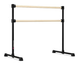 VITA Barre Portable Freestanding Double Ballet Barre, Extreme, Wood | Fixed Height, Made in USA, Home or Gym Exercise Equipment for Kids & Adults | Dance, Fitness, Pilates