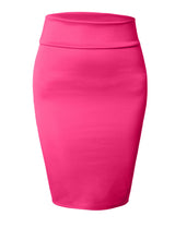 J. LOVNY Women's Stretch Bodycon Midi Pencil Skirt Made in USA S-3XL