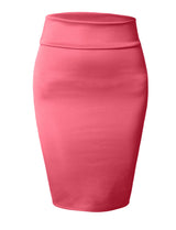 J. LOVNY Women's Stretch Bodycon Midi Pencil Skirt Made in USA S-3XL