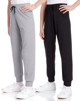 Sweet Hearts Girls' Fleece Sweatpants - 2 Pack Super Soft Athletic Performance Jogger Pants: Made in USA (7-16)