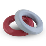 Mutty Dog Chew Ring - Made in USA Dog Toys for Chewers - One Meal Donated to Shelters per Toy - Durable Rubber Dog Toy - Non-Toxic 100% Food Grade Materials