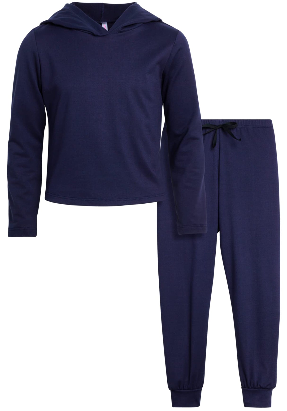 Sweet Hearts Girls' Sweatsuit Set - 2 Piece Super Soft Fleece Lined Pullover Hoodie and Jogger Sweatpants: Made in USA (7-16)