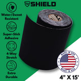 SHIELD Turf Tape Youth | Turf Tape Football Youth - Waterproof, USA Made, 5 Yards, Extra Arm Protection, 4-Way Stretch Flexibility, White