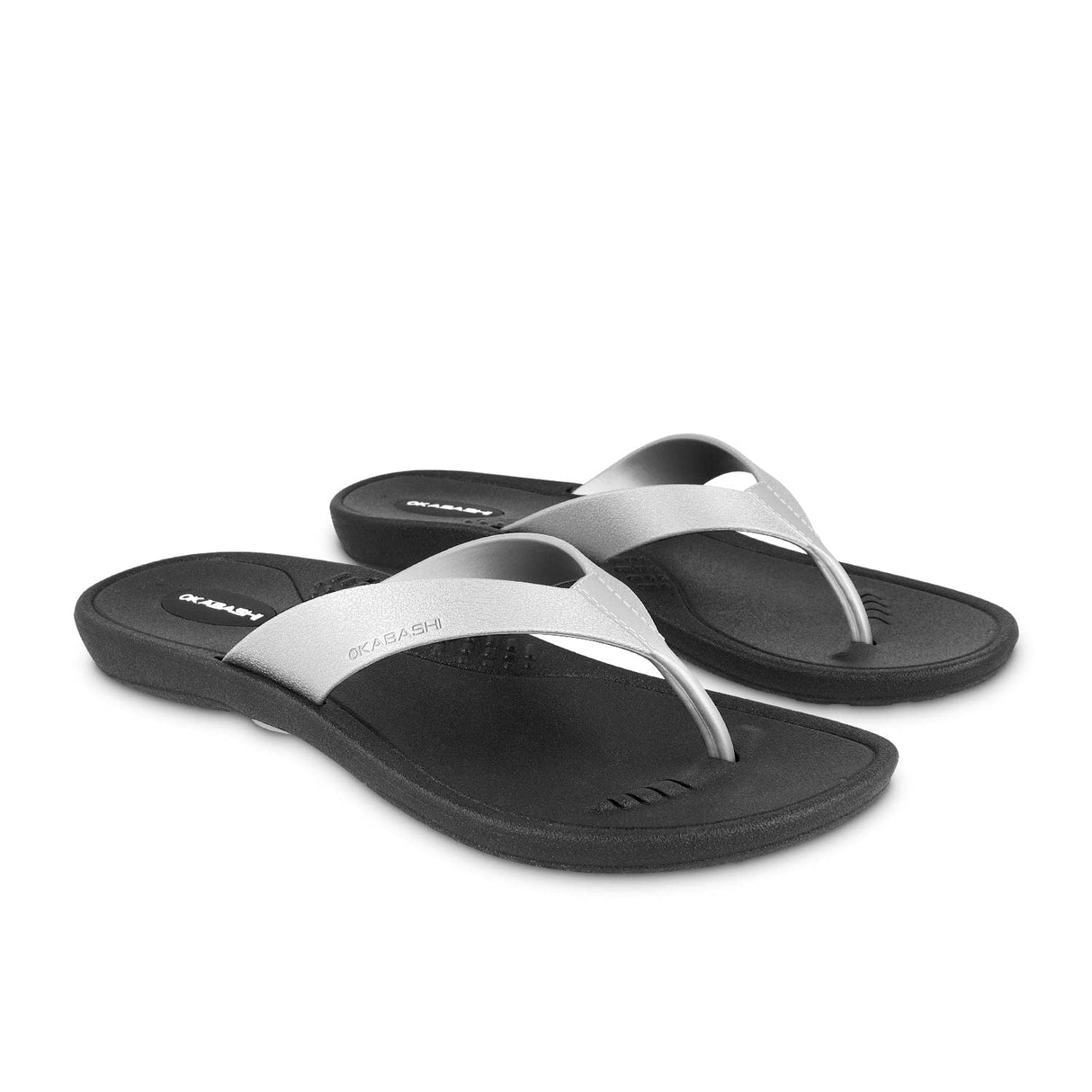 OKABASHI Women's Breeze Flip Flop | Contoured Footbed w/Arch Support for All-Day Comfort | Slip-Resistant & Waterproof | Sustainably Made in The USA