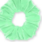 Velvet Scrunchies Premium Plush Soft Ponytail Holder Made in the USA Black