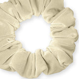Velvet Scrunchies Jumbo Size Plush Big Ponytail Holders Thick Braided Locked Hair Big Made in the USA Green Pine