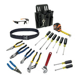 Klein Tools 80141 Hand Tools Kit includes Pliers, Screwdrivers, Nut Drivers, Backpack, and More Jobsite Tools, 41-Piece