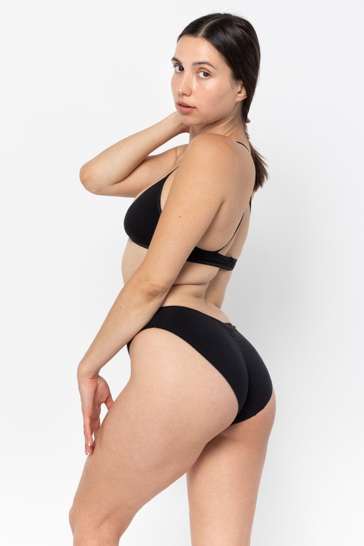 Los Angeles Apparel 3-Pack Rouched Back Panty