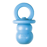 KONG Puppy Binkie - Pacifier Dog Toy for Puppies - Stuffable Chew Toy for Puppy Playtime - Durable Natural Rubber Dog Treat Toy for Teething Puppy - for Small Puppies - Blue