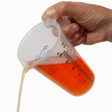 One Gallon 128oz Measure Pitcher - Convenient Conversion Chart - Strong Food Grade - Great for Lawn, Chemicals Pool, Ag, Lye, Home Hobbies, Motor Oil, Fluids - Turnah Precision Products, Made in USA