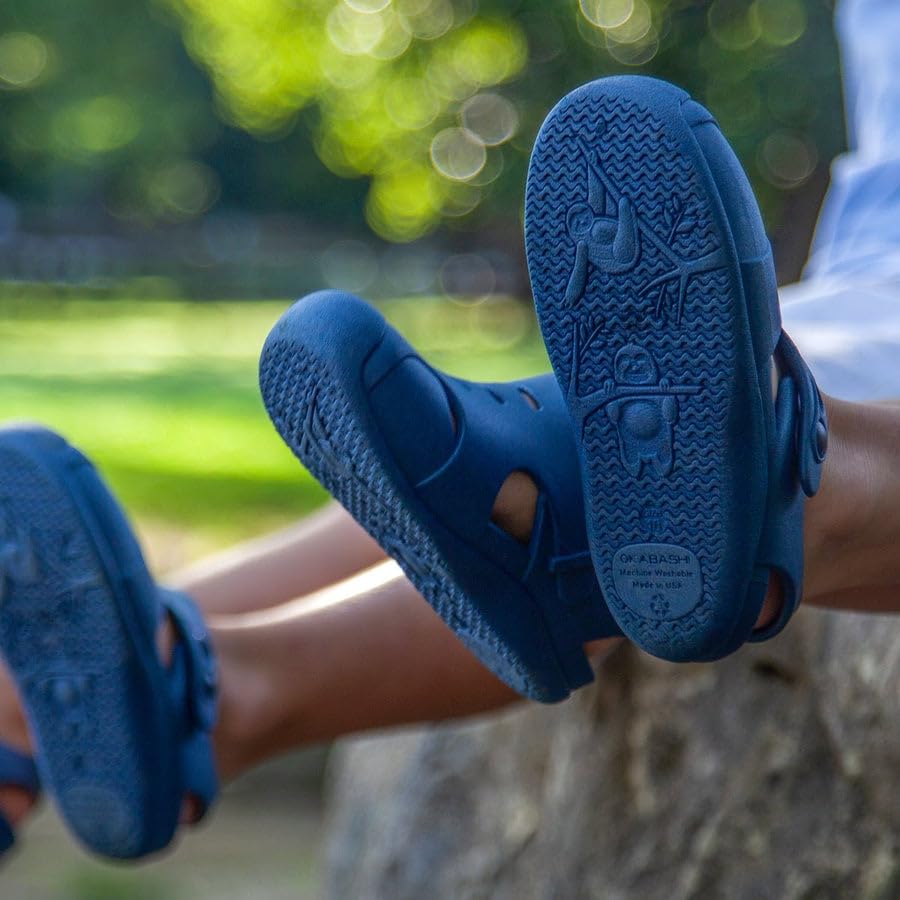 OKABASHI Kid's Carter Camp Shoe | Waterproof Design | Machine Washable | Non-Marking & Slip-Resistant | Sustainably Made in The USA