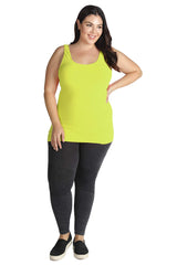 NIKIBIKI Women Seamless Premium Classic Tank Top, Made in U.S.A, Plus Size