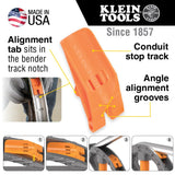 Klein Tools 56383 Non-Conductive 100-Foot Electrical Fish Tape, Multi-Groove Fiberglass Wire Puller with Nylon Tip, Optimized Housing and Handle