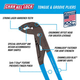 Tongue and Groove Plier,9-1/2" L