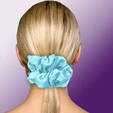Velvet Scrunchies King Size Leopard XXL Plush Ponytail Holders Oversized Big Made in the USA