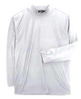 Akwa Men's Moisture Wicking Mock Turtle Tee Made in USA Lightweight Soft T-Shirt Made in USA