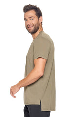 Expert Brand USA-Made Men's Soft Casual Activewear Siro Short Sleeve Henley Tee